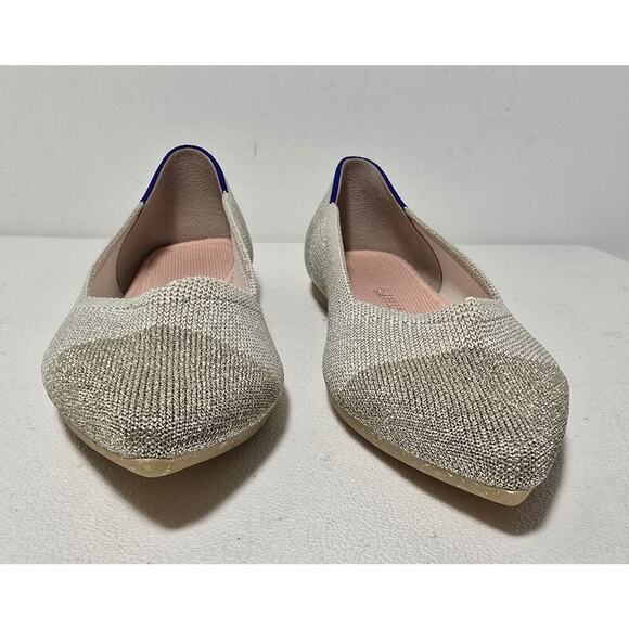 Rothy’s Women’s Flats Diamond Metallic Style 002-299 - Sz 7.5 NEW - Picture 3 of 11